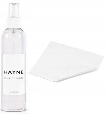 Płyn do okularów profesjonalny Hayne LENS 240ml + ściereczka gratis