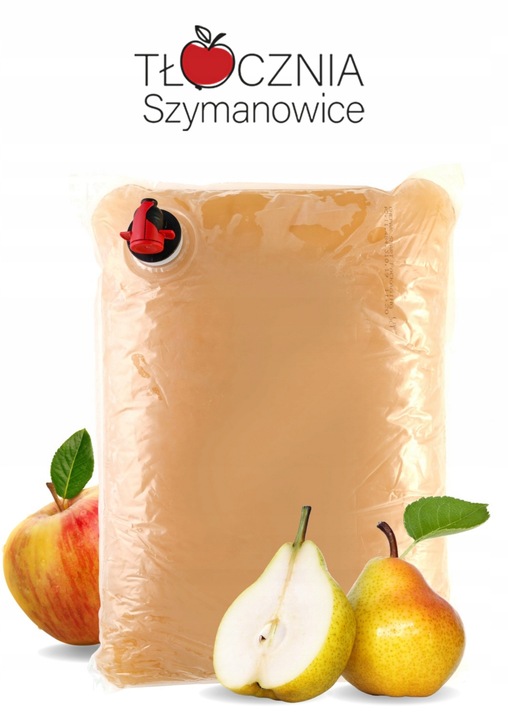 Sok z Jabłek i Gruszki 100% Tłocznia Szymanowice 5l NFC Sok Jabłko Gruszka
