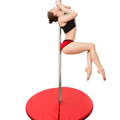 Materac do pole dance 120cm wytrzymały Czarny