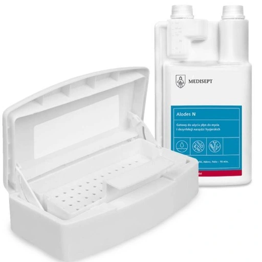 Sterylizator Myjka Wanienka na płyn + Alodes N
