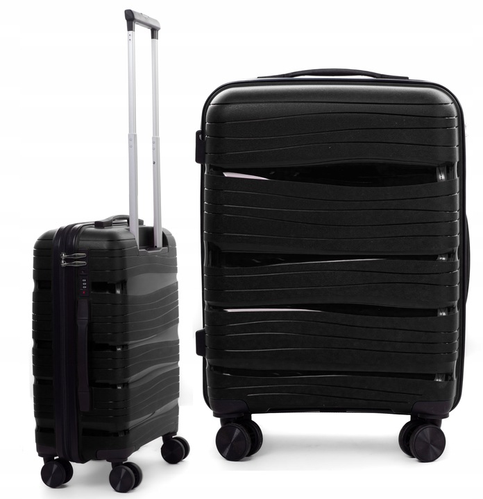 WALIZKA MAŁA NIEZNISZCZALNA KABINOWA RGL 4 PODWÓJNE KÓŁKA POLIPROPYLEN