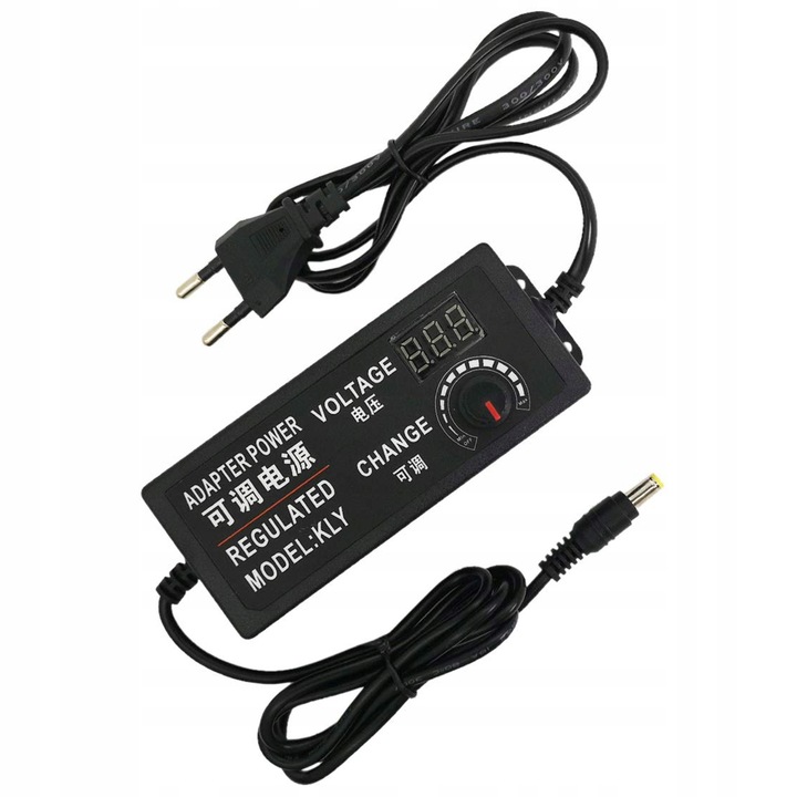 Zasilacz uniwersalny regulowany DC 3-24V 3A Potencjometr AC 100-240V