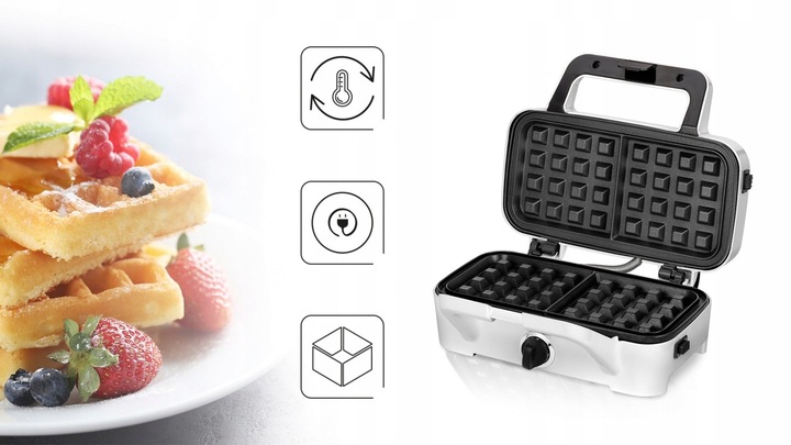 OPIEKACZ GOFROWNICA GRILL 3W1 MPM MOP-33 1200W