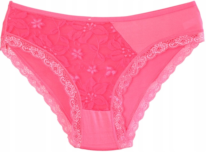 Majtki DAMSKIE figi bambusowe KORONKOWE zestaw 8 SZTUK rozmiar XL