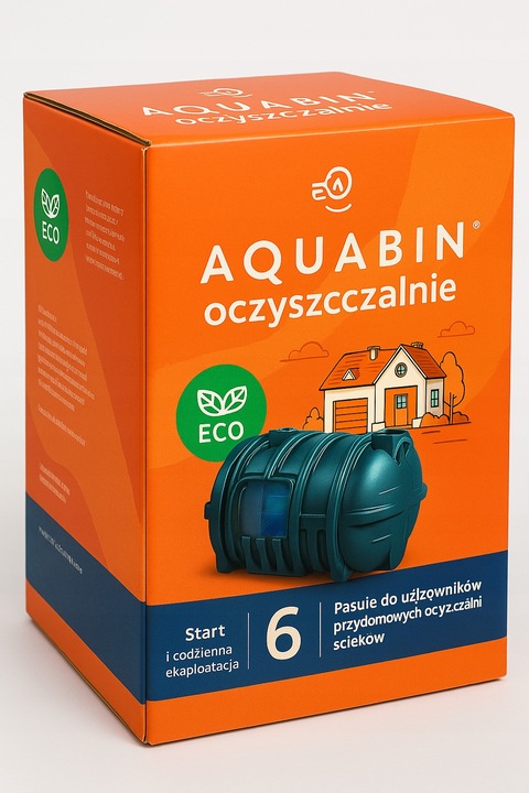 Preparat Bakterie do Szamba Oczyszczalni Aktywator Aquabin 0,5 kg