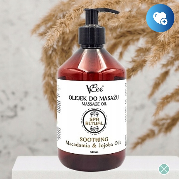 OLEJEK DO MASAŻU MAKADAMIA I OLEJ JOJOBA VCEE NATURALNY 500 ML