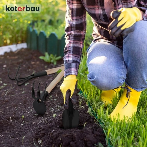 ZESTAW MINI NARZĘDZI OGRODNICZYCH 6SZT MOTYCZKA PAZURKI WIDEŁKI DO