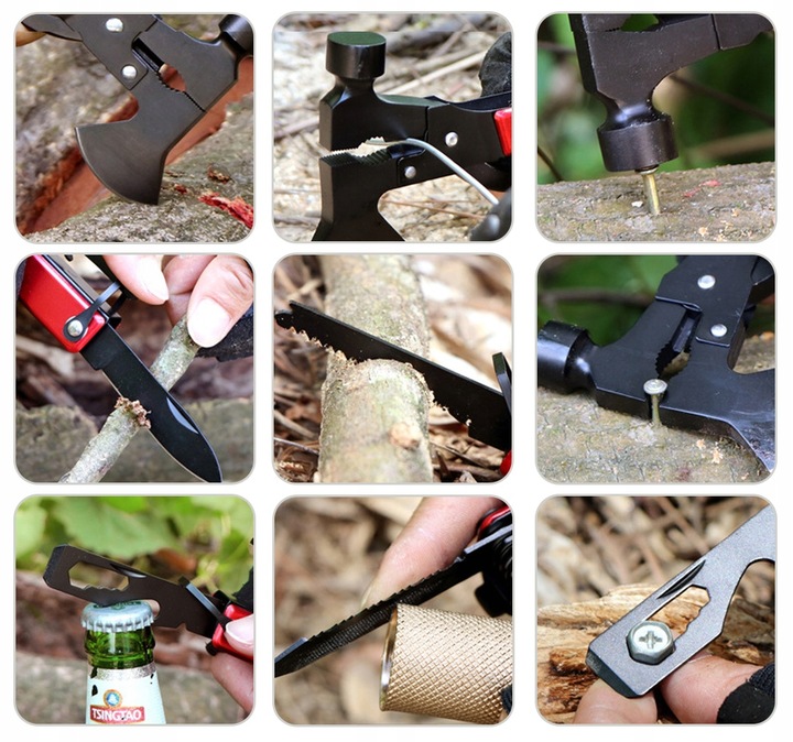 MULTITOOL NARZĘDZIE WIELOFUNKCYJNE SURVIVAL 17w1