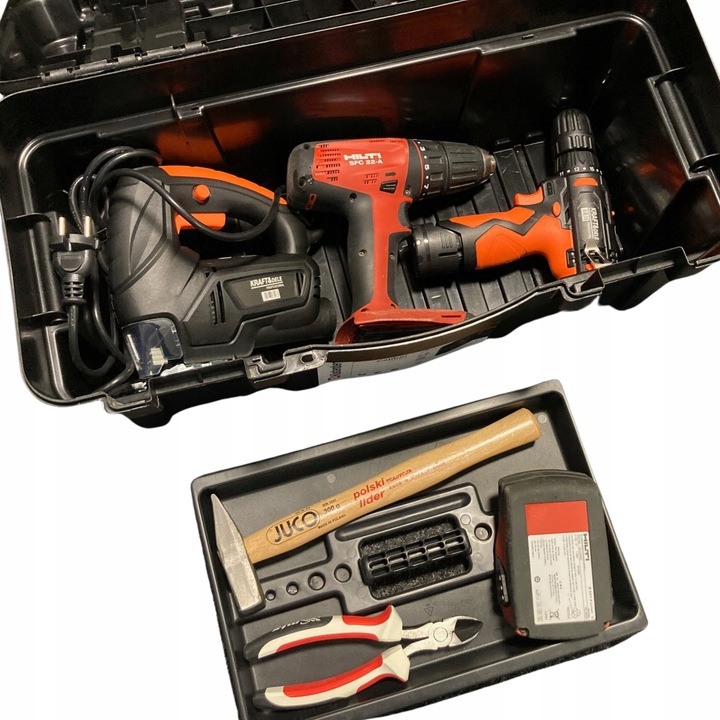 Skrzynka narzędziowa uniwersalna 55x27 KARGO CLASSIC z tacką i