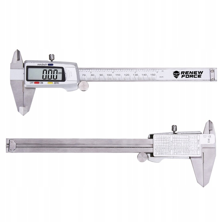 Suwmiarka elektroniczna ZE STALI NIERDZEWNEJ cyfrowa DOKŁADNA 0-150mm