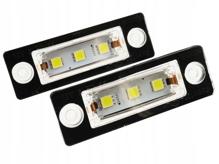 Lampki LED podświetlenie rejestracji VW Caddy T5 Passat B5 B6 Touran T5