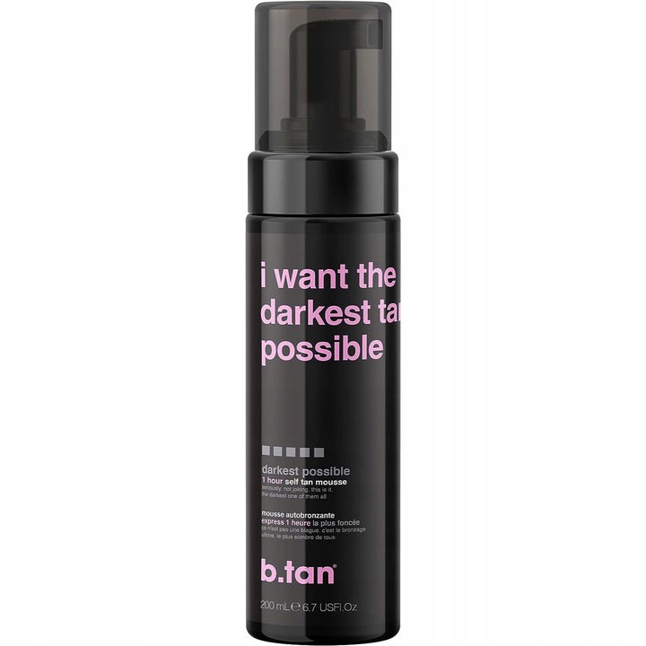b.tan I Want The Darkest Tan Possible Pianka Samoopalająca 200ml