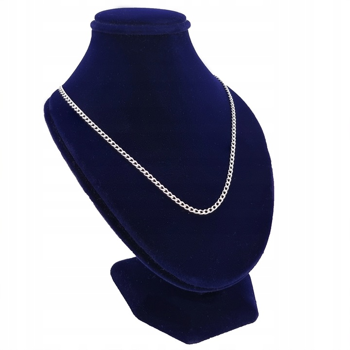 Łańcuszek srebrny pr. 925 Elegancki PANCERKA do Zawieszek |70 cm x 2.5 mm