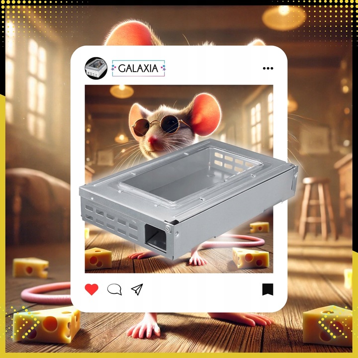 ŻYWOŁAPKA NA MYSZY Pułapka Łapka Na Szczury Pułapki Łapki HUMANITARNA