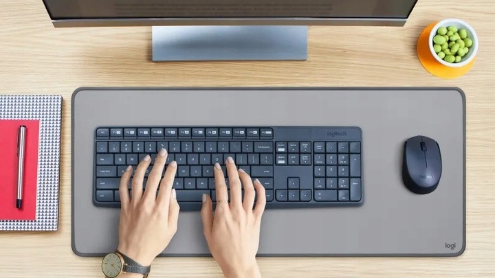 Bezprzewodowy zestaw Klawiatura + Myszka Logitech MK235 IDEALNE POŁĄCZENIE