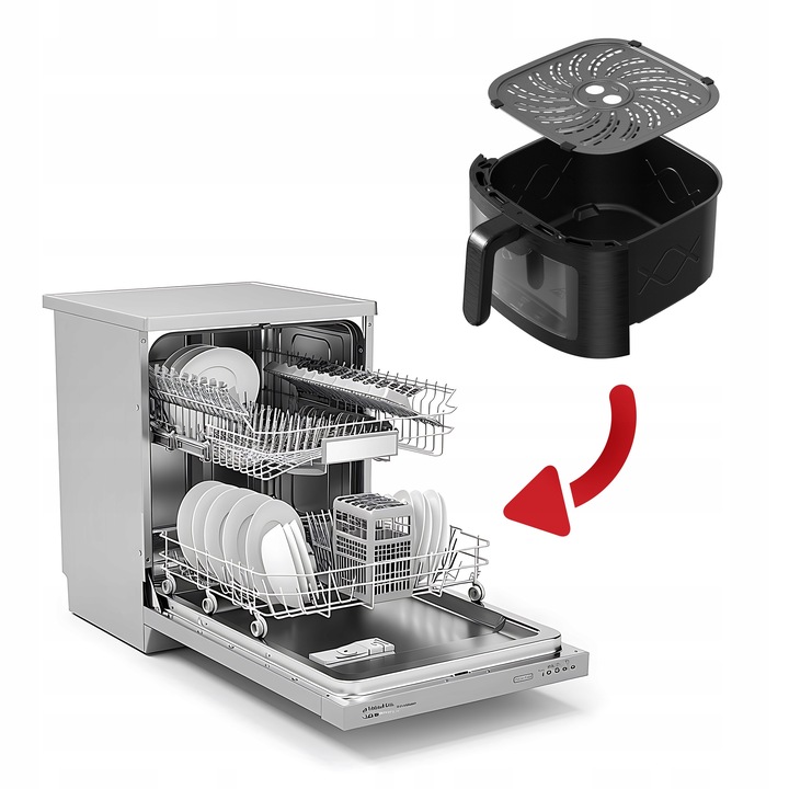 Frytkownica beztłuszczowa 8L Air Fryer Webber 1800W +WIFI +8 programów