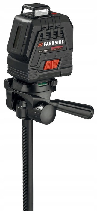 Najnowszy Laser krzyżowy Parkside Performance PKLLP 360 B3 zielony +