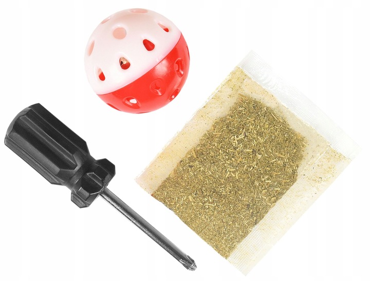 Drapak dla Kota Narożny z Kocimiętką i Zabawką