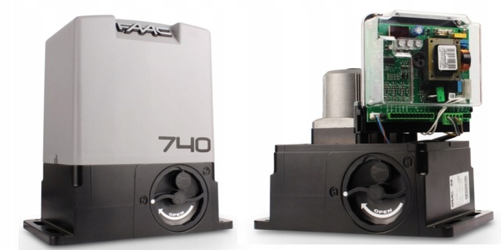 Zestaw napęd siłownik do bramy przesuwnej NAJNOWSZY FAAC 740