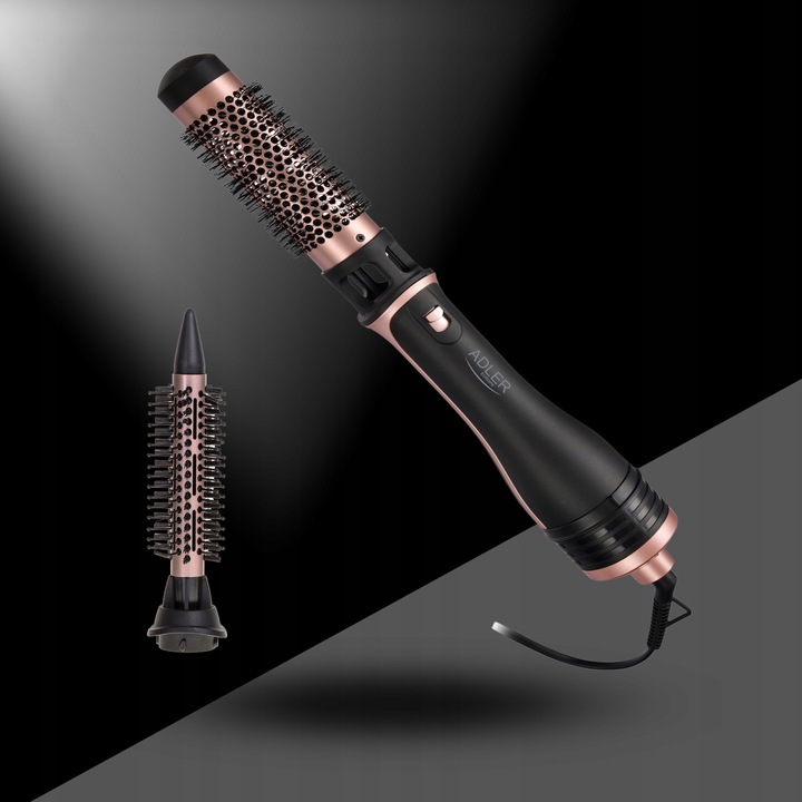 Suszarka Lokówka Suszarka do włosów 2w1 Zimny nawiew Nasadki 21mm/38mm