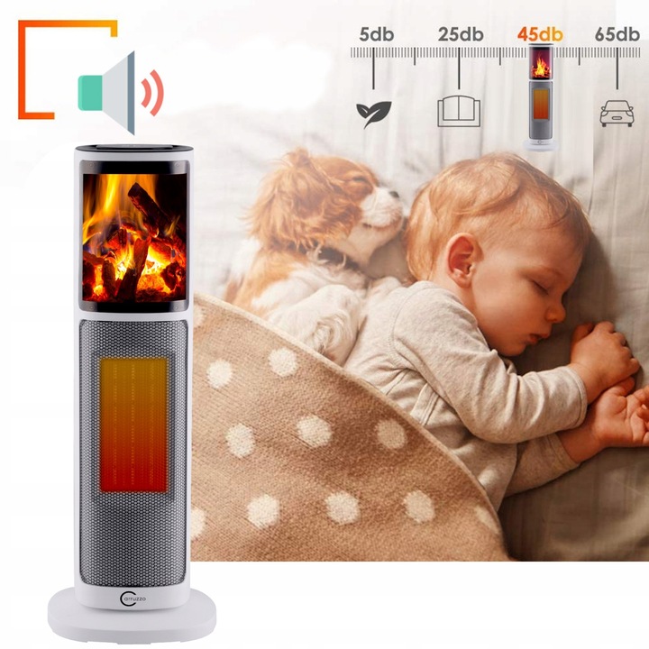 GRZEJNIK ELEKTRYCZNY FARELKA domowy łazienkowy TERMOWENTYLATOR TERMOSTATEM