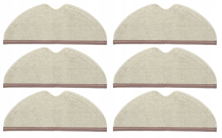 6x MOP ŚCIERKA do Roborock S5 S6 S5 max S6max S50 S55 S60 Q5 Q7+ Q8