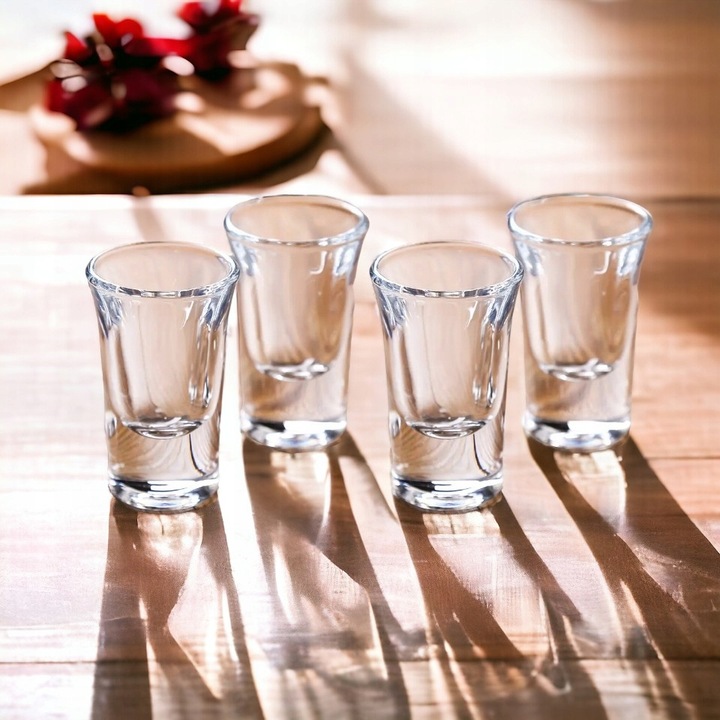 Kieliszki oszukane 15ml zestaw Znakomite Wesele ślub grube dno Młodzi