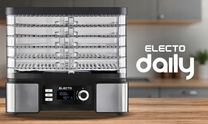 SUSZARKA DO GRZYBÓW OWOCÓW WARZYW DUŻA 15L TIMER TERMOOBIEG 500W + 6