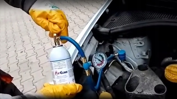 GAZ DO NABIJANIA KLIMATYZACJI AUT R134A CZYNNIK CHŁODNICZY USZCZELNIACZ 3W1