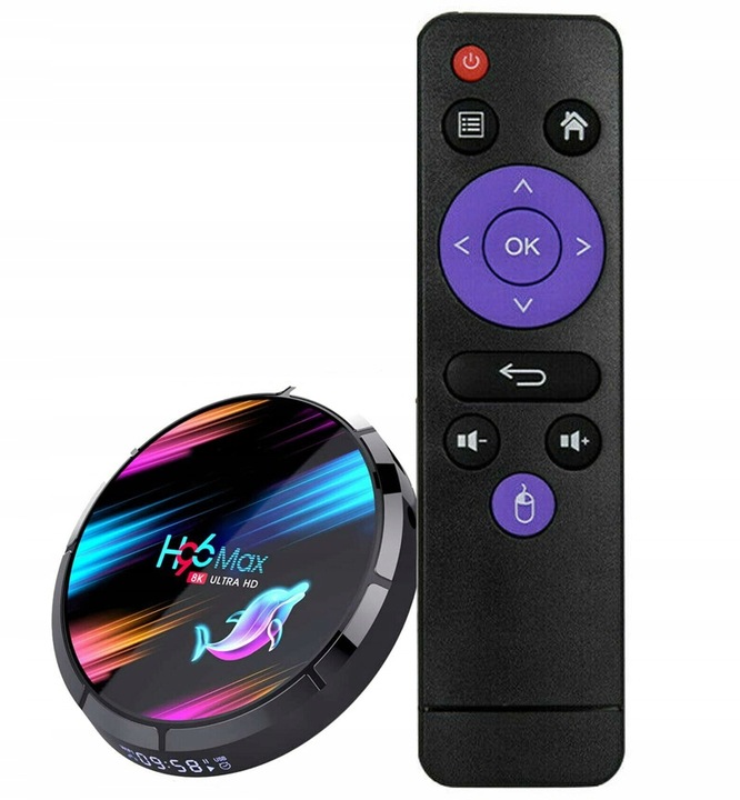 PILOT DO SMART TV ANDROID BOX H96 MAX X3