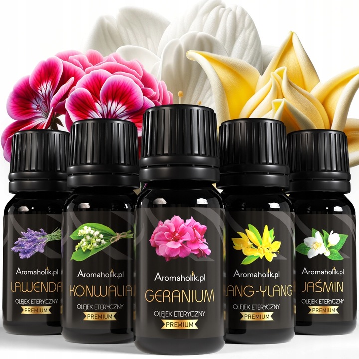 Naturalne KWIATOWE Olejki Zapachowe do Domu | Zapach do Sypialni
