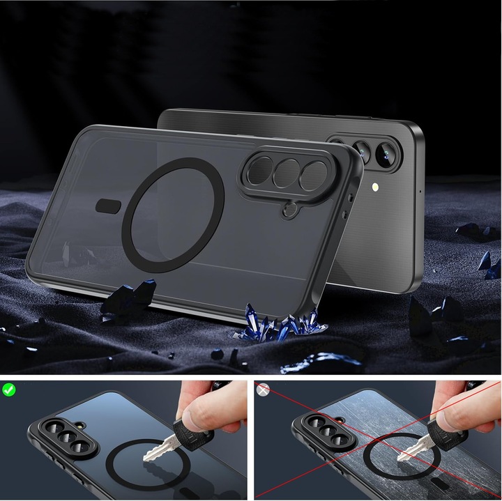 Etui do SAMSUNG A56 5G do MagSafe MATT CASE OCHRONA APARATU + SZKŁO