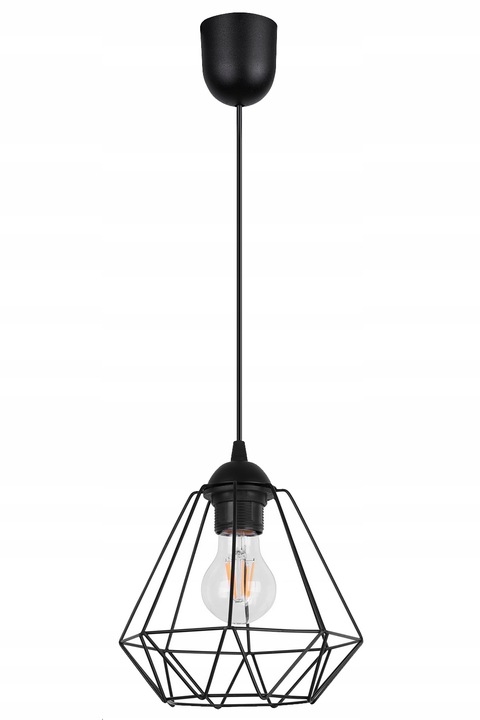 LAMPA SUFITOWA WISZĄCA W STYLU LOFT E27