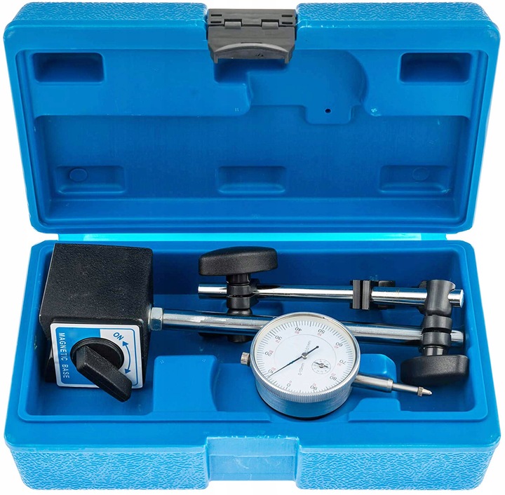 CZUJNIK ZEGAROWY STATYW MAGNETYCZNY 0-10MM+WALIZKA