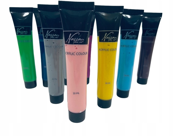 FARBY AKRYLOWE DUŻY ZESTAW FARB AKRYLOWYCH 36x20ml FARBA AKRYLOWA