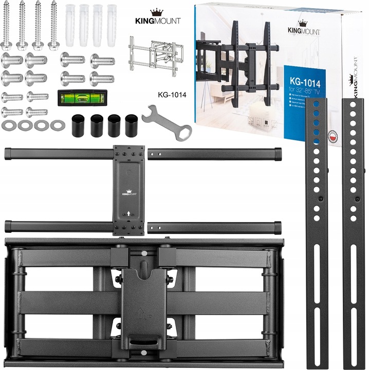 UCHWYT DO TELEWIZORA WIESZAK NA TV ŚCIENNY OBROTOWY UCHYLNY MOCNY LED 32-85