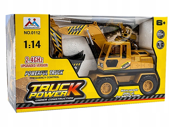 ZDALNIE STEROWANA KOPARKA SPYCHACZ NA PILOT