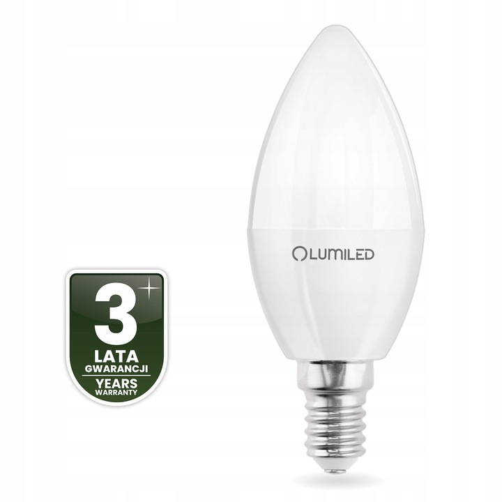 6x Żarówka LED E14 ŚWIECZKA 10W = 75W 1100lm 6500K Zimna Lumiled