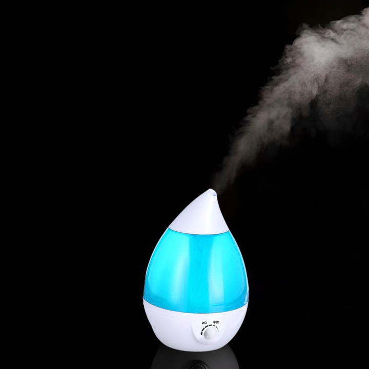 DYFUZOR NAWILŻACZ POWIETRZA CICHY LAMPKA LED 7 KOLORÓW 25W JONIZATOR