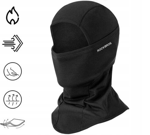 Kominiarka ciepła ROCKBROS LF7345BK na twarz usta