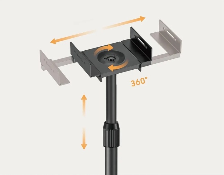 Stojaki podłogowe do głośników kolumn | Regulowane Uniwersalne 2szt.