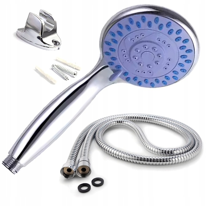 ZESTAW PRYSZNICOWY NATRYSKOWY SŁUCHAWKA PRYSZNICOWA Z WĘŻEM UCHWYT