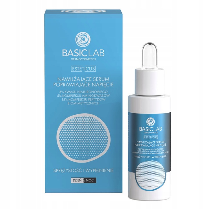 BasicLab Serum Poprawiające Napięcie z Kwasem Hialuronowym 30 ml