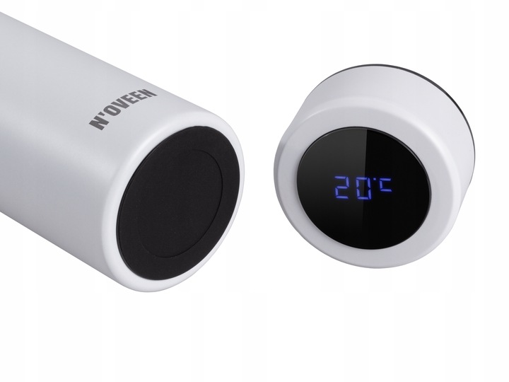 SZCZELNY TERMOS BUTELKA TERMICZNA KUBEK Z TERMOMETREM NA KAWĘ HERBATĘ SITKO