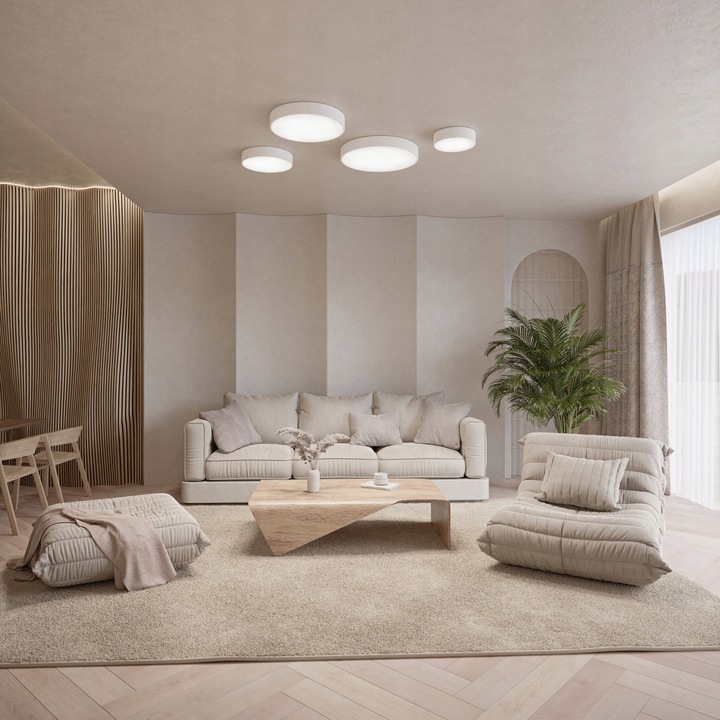 Lampa sufitowa Plafon CLEO 400 Biały 40 cm