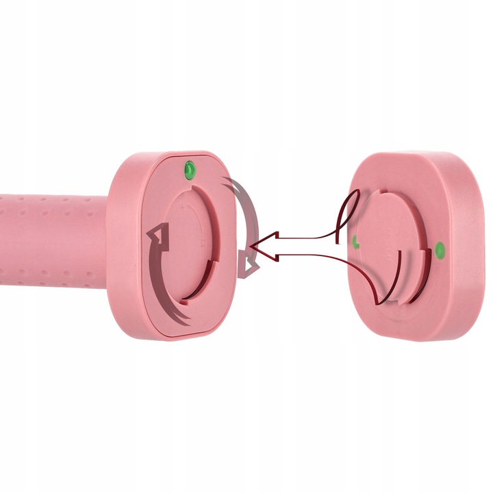 HANTELKI HANTLE CIĘŻARKI REWGULOWANE 4w1 ZESTAW DO ĆWICZEŃ FITNESS 2x2,27kg