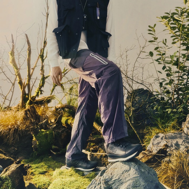 Buty męskie New Balance 754 H754LLB zimowe skórzane brązowe