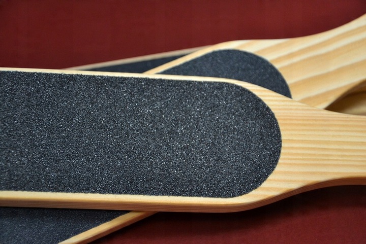 Peggy Sage Tarka do stop pięt drewniana dwustronna profesjonalna pedicure