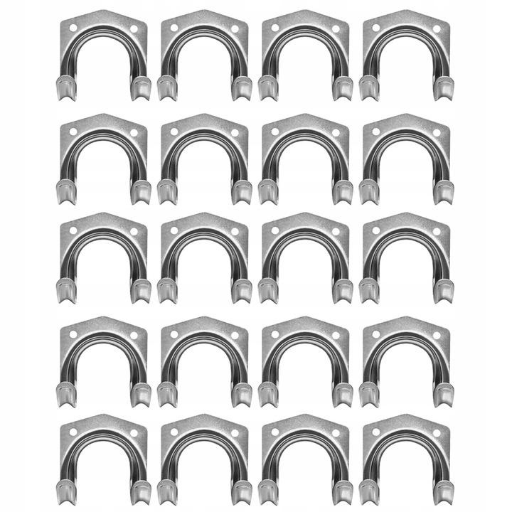 WIESZAK ŚCIENNY NA NARZĘDZIA OGRODOWE UCHWYT MIOTŁY GRABIE MOP ŁOPATE