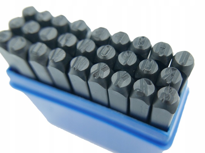 NUMERATOR NUMERATORY ZNACZNIKI LITERY + CYFRY 8MM